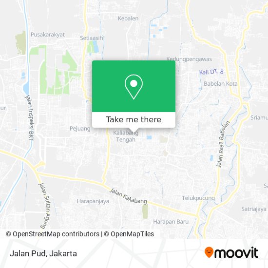 Jalan Pud map