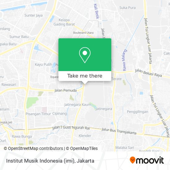 Institut Musik Indonesia (imi) map