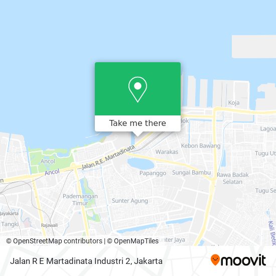 Jalan R E Martadinata Industri 2 map