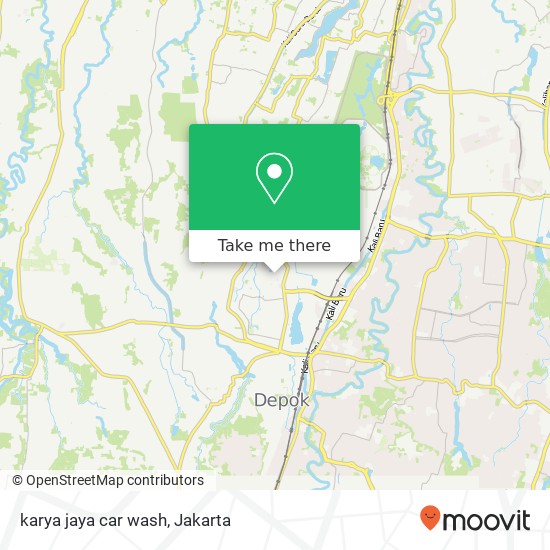 karya jaya car wash map