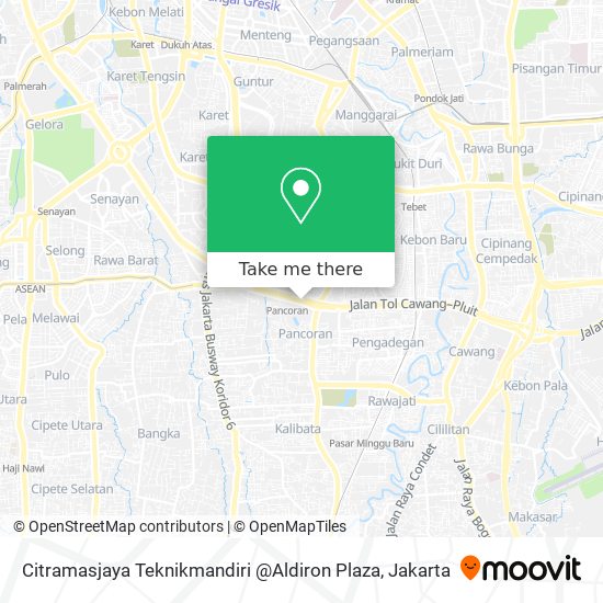 Citramasjaya Teknikmandiri @Aldiron Plaza map