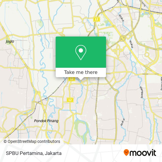 SPBU Pertamina map