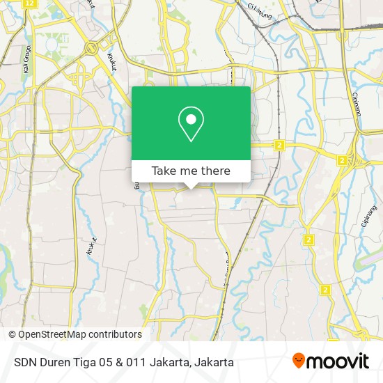 SDN Duren Tiga 05 & 011 Jakarta map