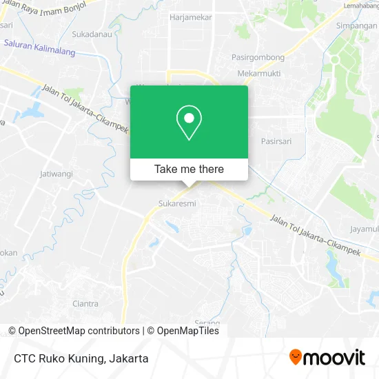 CTC Ruko Kuning map