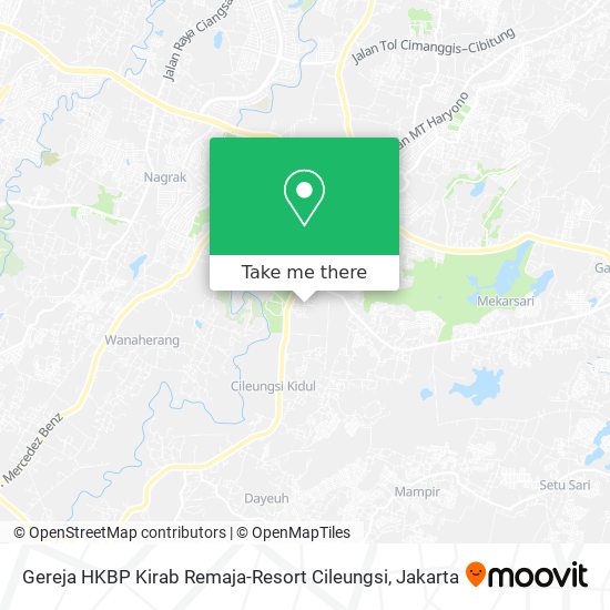 Gereja HKBP Kirab Remaja-Resort Cileungsi map