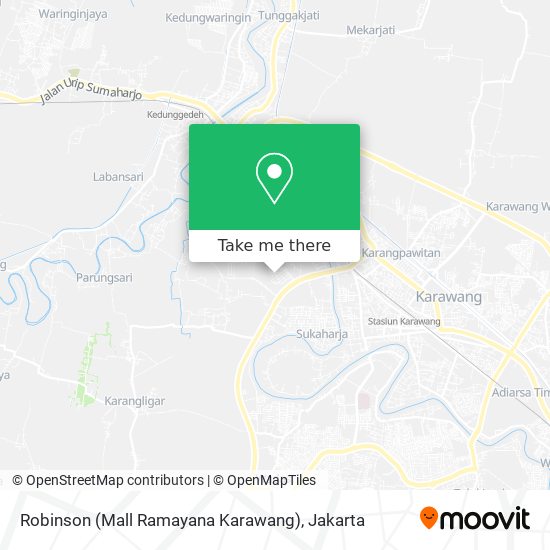 Robinson (Mall Ramayana Karawang) map