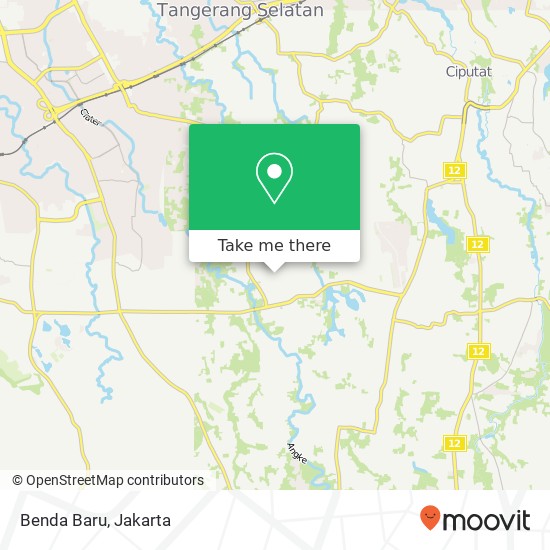 Benda Baru map