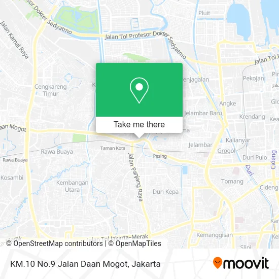KM.10 No.9 Jalan Daan Mogot map