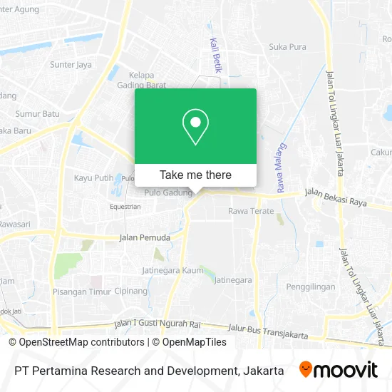 PT Pertamina Research and Development map