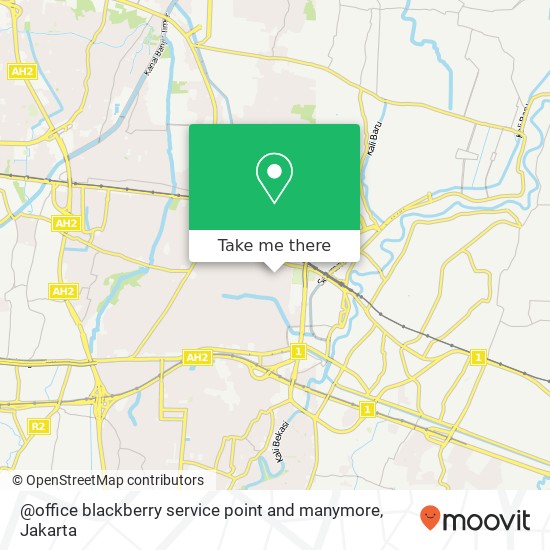 @office blackberry service point and manymore map