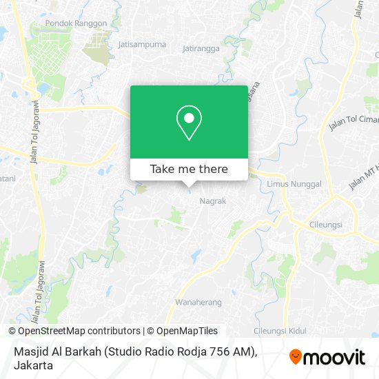 Masjid Al Barkah (Studio Radio Rodja 756 AM) map