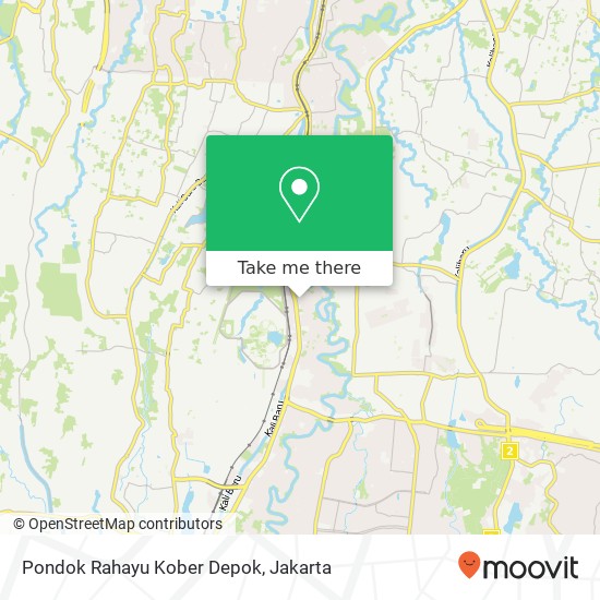 Pondok Rahayu Kober Depok map