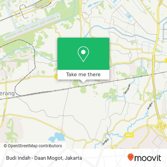 Budi Indah - Daan Mogot map