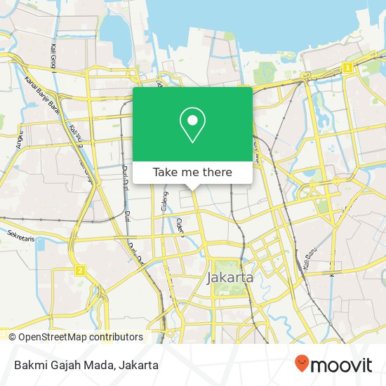 Bakmi Gajah Mada map