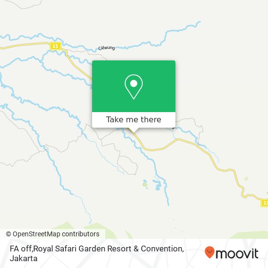 FA off,Royal Safari Garden Resort & Convention map