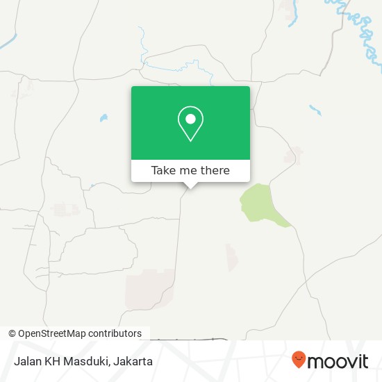 Jalan KH Masduki map