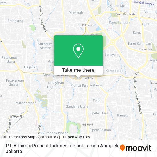 PT. Adhimix Precast Indonesia Plant Taman Anggrek map