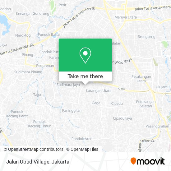 Jalan Ubud Village map