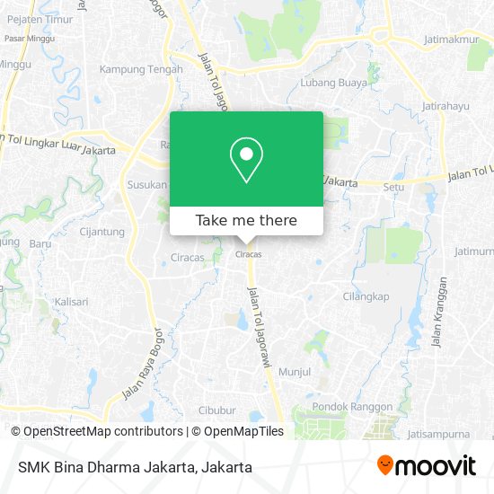 SMK Bina Dharma Jakarta map