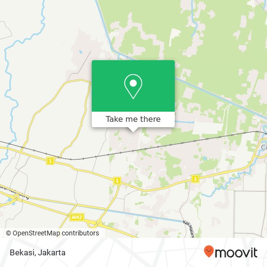 Bekasi map