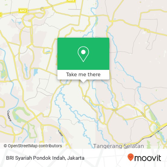 BRI Syariah Pondok Indah map