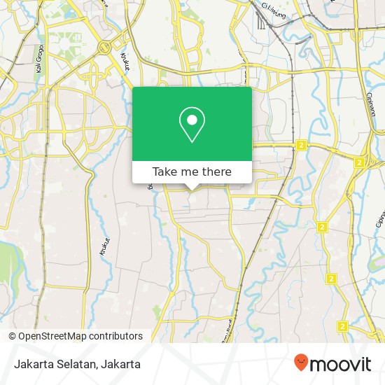 Jakarta Selatan map