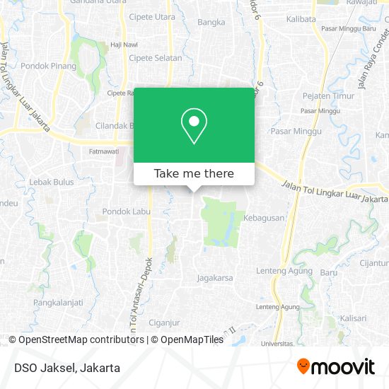 DSO Jaksel map