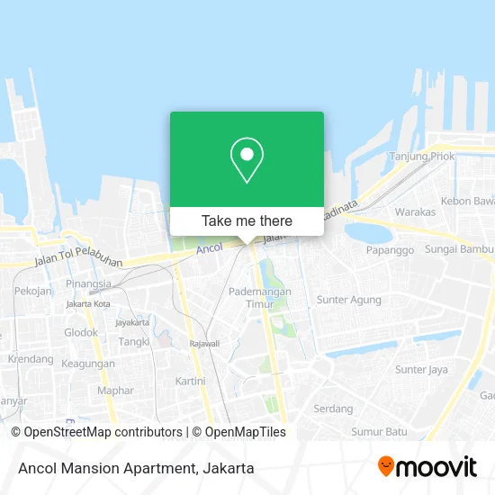 Ancol Mansion Apartment map