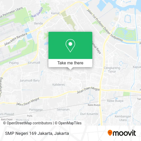 SMP Negeri 169 Jakarta map