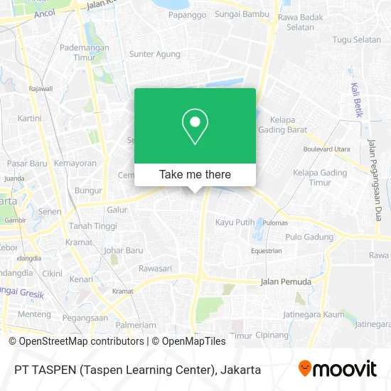 PT TASPEN (Taspen Learning Center) map