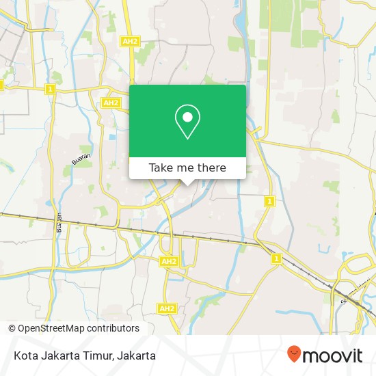 Kota Jakarta Timur map