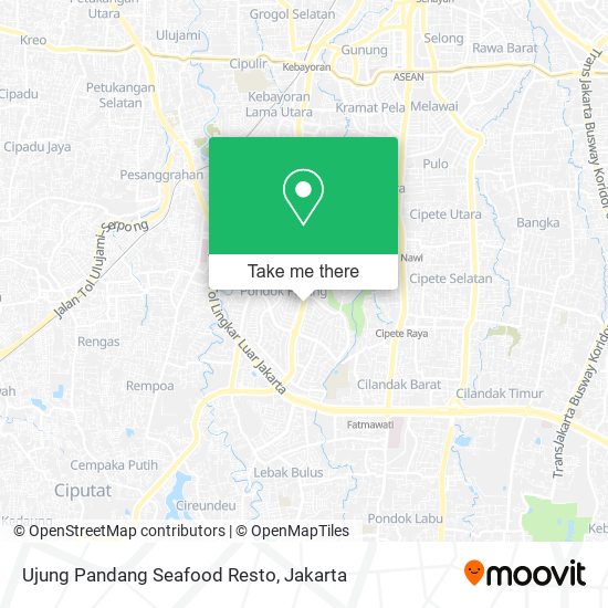 Ujung Pandang Seafood Resto map