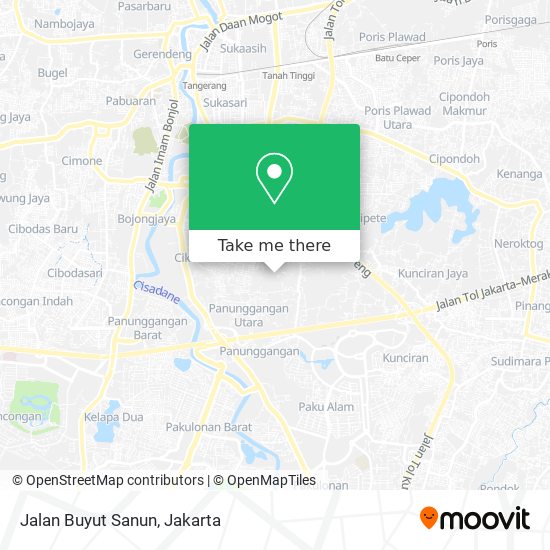 Jalan Buyut Sanun map