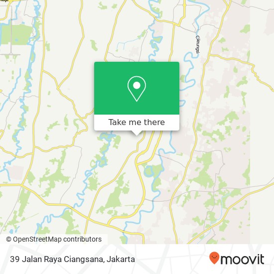 39 Jalan Raya Ciangsana map