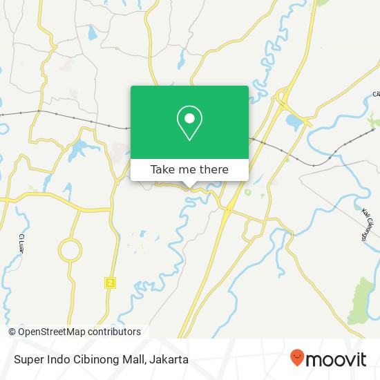 Super Indo Cibinong Mall map