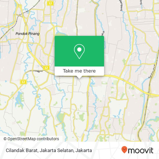 Cilandak Barat, Jakarta Selatan map