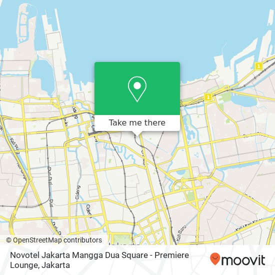 Novotel Jakarta Mangga Dua Square - Premiere Lounge map