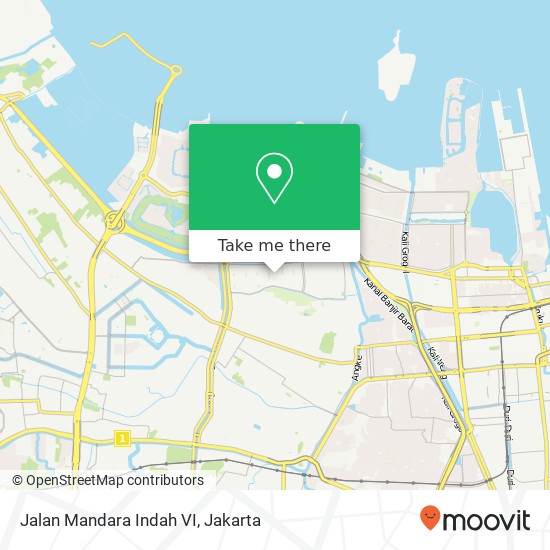 Jalan Mandara Indah VI map
