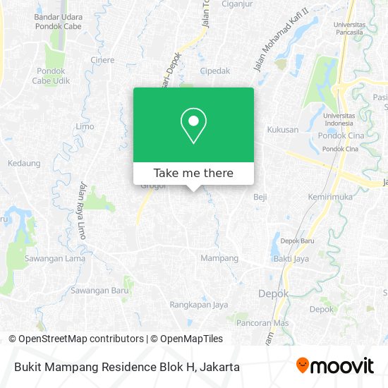 Bukit Mampang Residence Blok H map