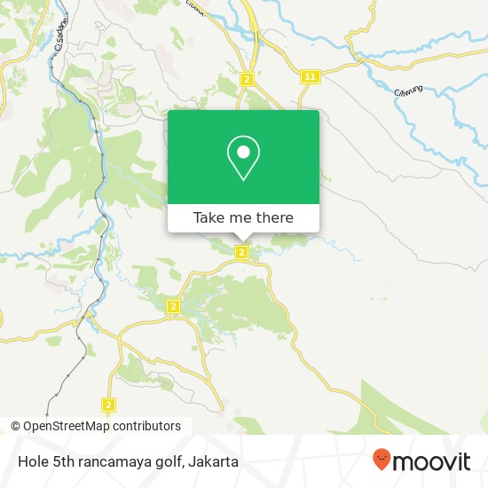 Hole 5th rancamaya golf map