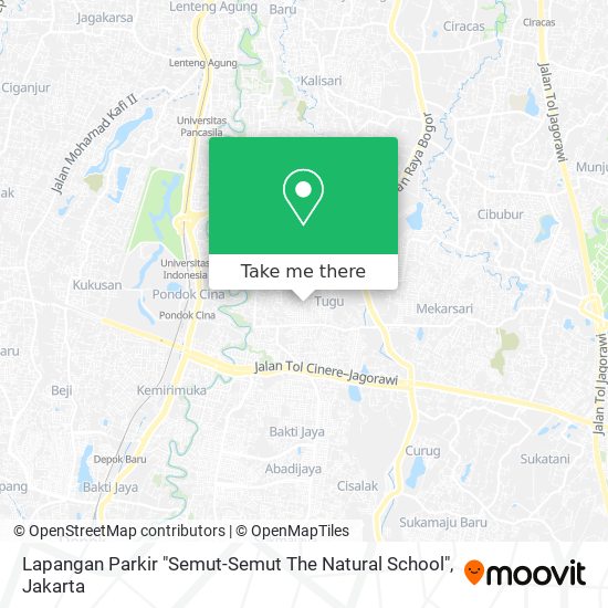 Lapangan Parkir "Semut-Semut The Natural School" map