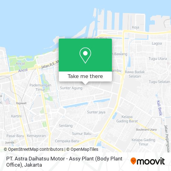 PT. Astra Daihatsu Motor - Assy Plant (Body Plant Office) map