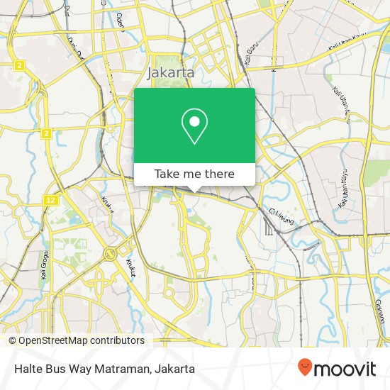 Halte Bus Way Matraman map