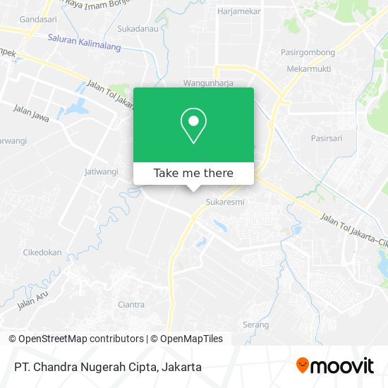 PT. Chandra Nugerah Cipta map
