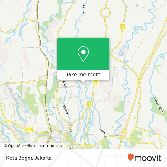 Kota Bogor map