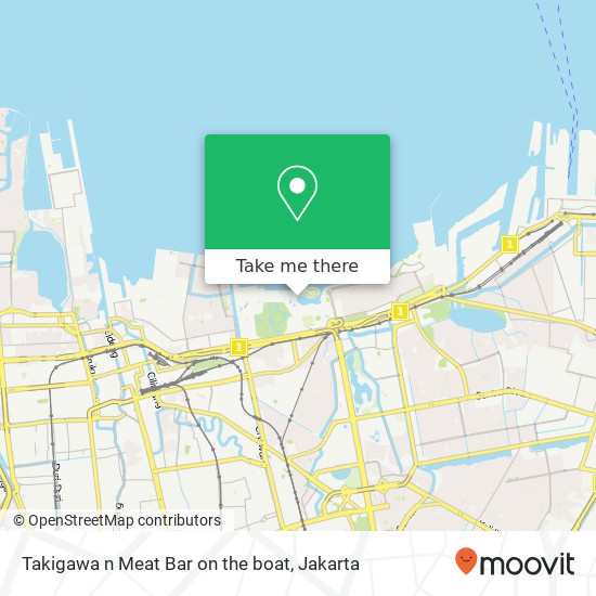 Takigawa n Meat Bar on the boat map