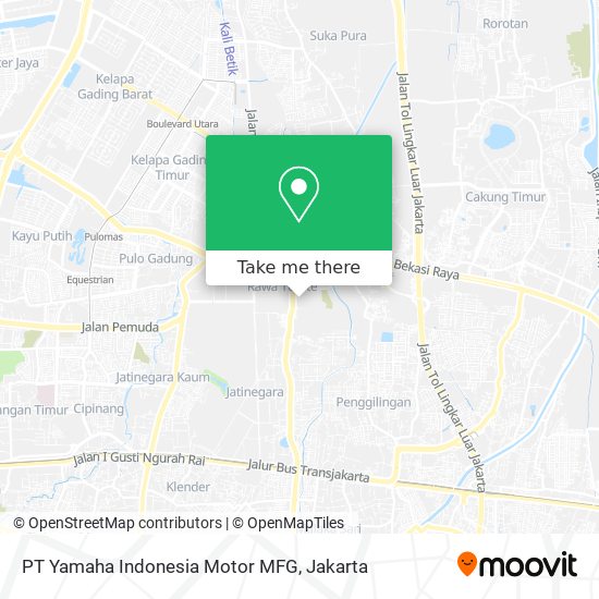 PT Yamaha Indonesia Motor MFG map