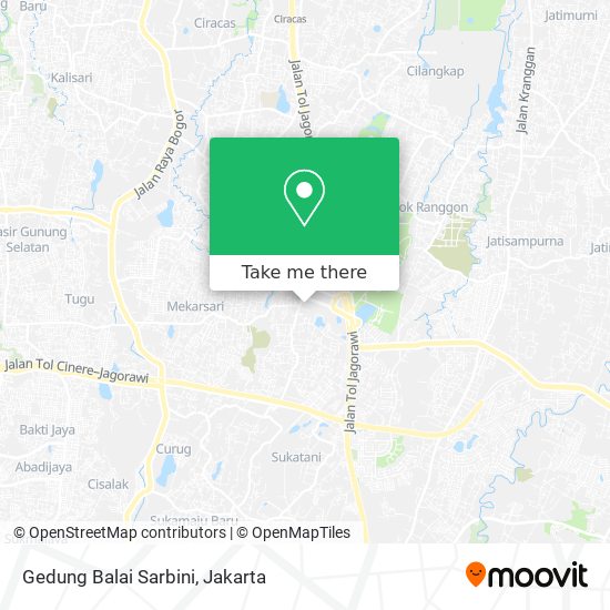 Gedung Balai Sarbini map