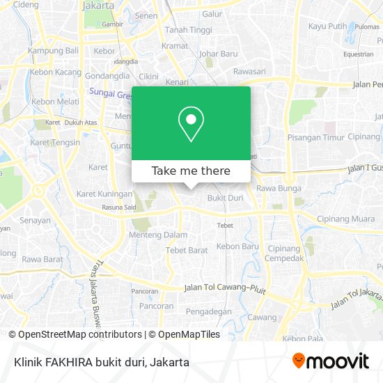 Klinik FAKHIRA bukit duri map