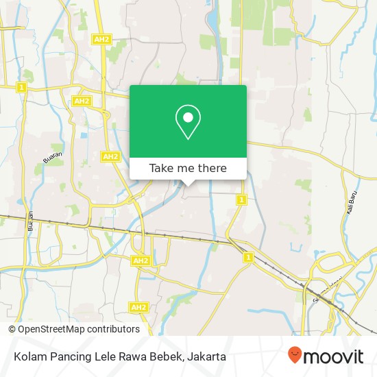 Kolam Pancing Lele Rawa Bebek map